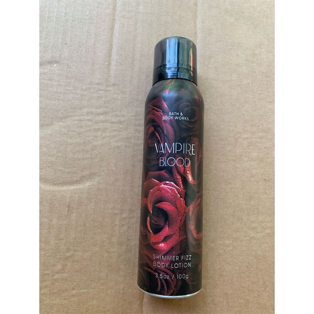 Bath & Body Works Vampire Blood Shimmer Fizz Body Lotion 3.5 oz RedBerries NEW!